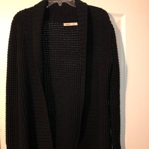 Black chunky knit old navy cardigan